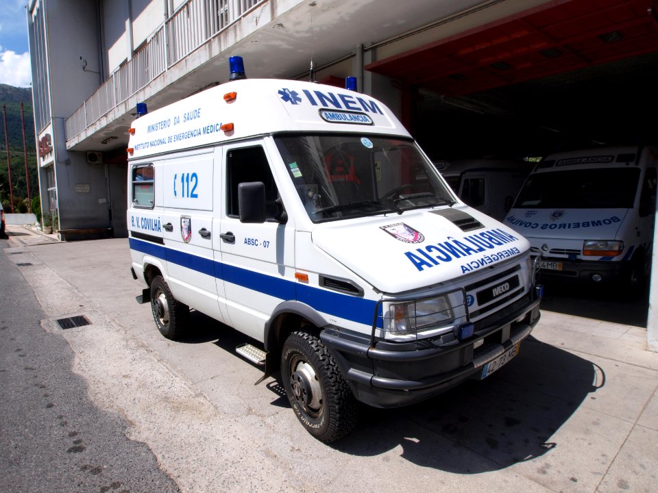 Iveco ambulance, Bombeiros Covilhã, Unit 0501 ABSC 07