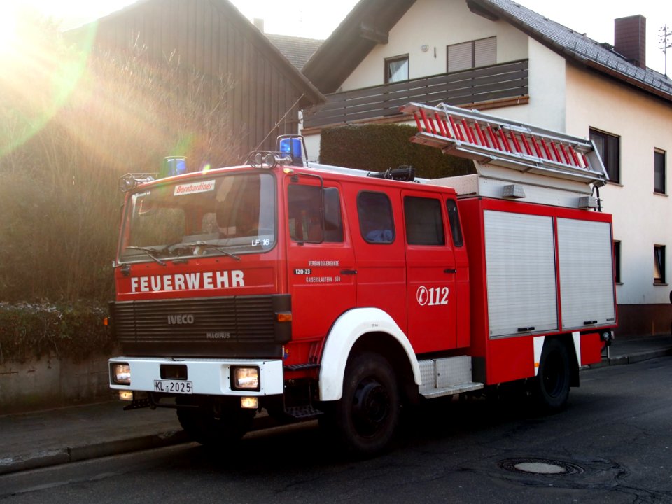 Iveco 120-23 Magirus, Unit LF16, Verbandsgemeinde Kaiserslautern-Süd pic1