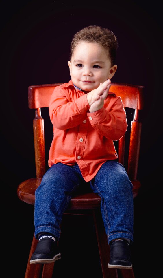 Child sitting small