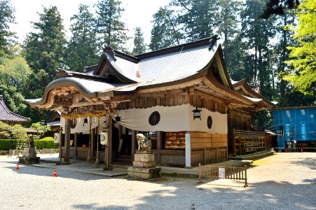 Iwa-jinja (Shiso), haiden-3