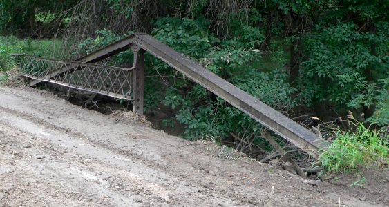 Jack Creek kingpost bridge S truss 1