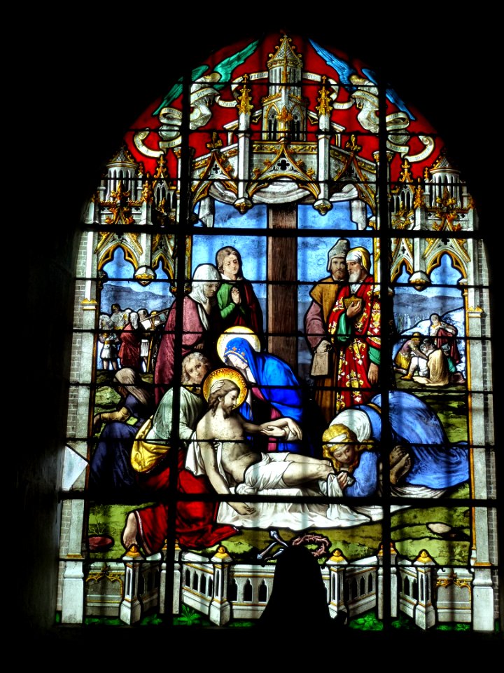 Iville (Eure, Fr) église, vitrail 02