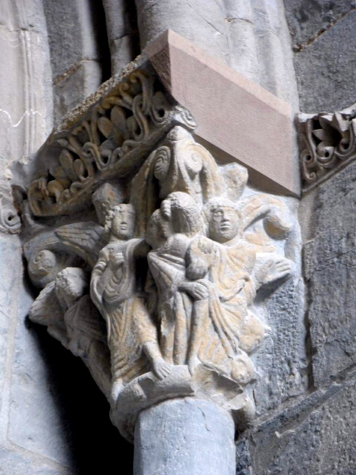 Jaca - Catedral, atrio y portada occidentales 13