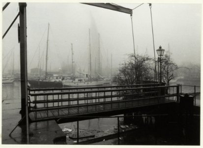 Jachten in de Rietpol in Spaarndam. NL-HlmNHA 54032188