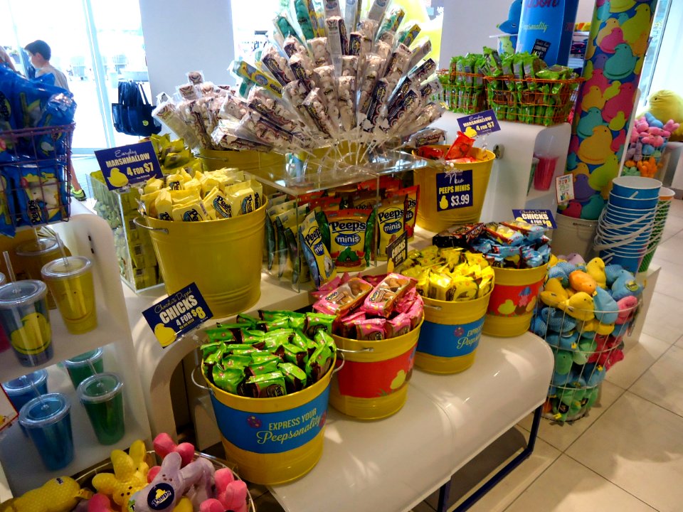 Items for sale in a candy store in Maryland