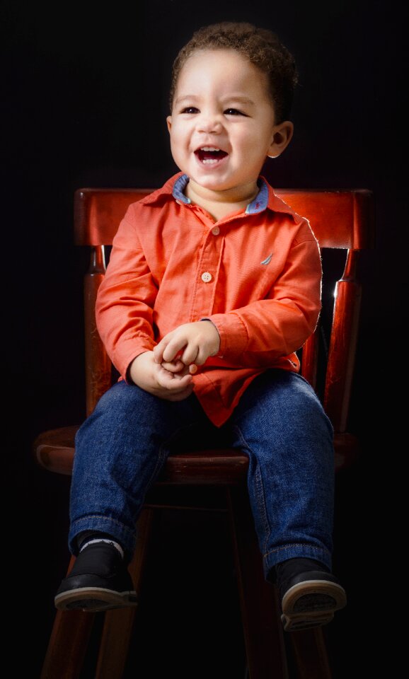 Child sitting small
