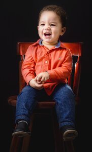 Child sitting small
