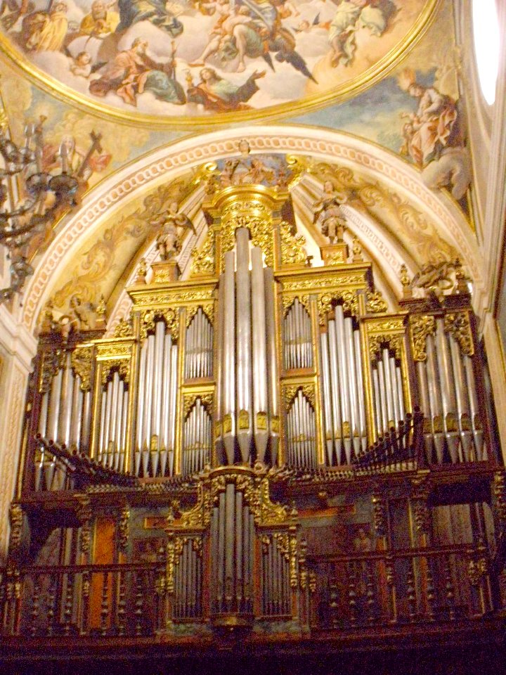 Jaca - Catedral, órgano de la Capilla Mayor