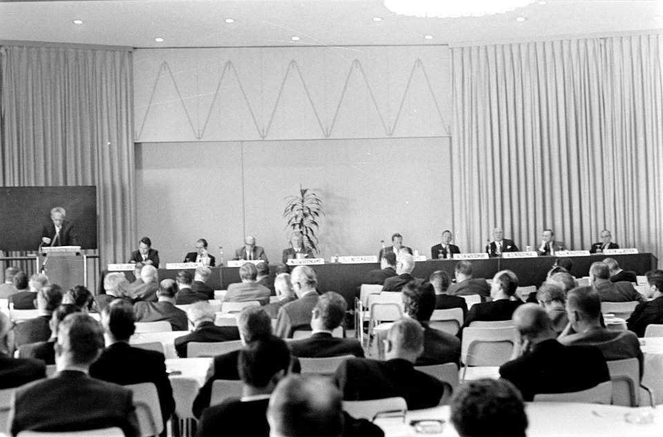 Jaarvergadering Fenedex, Federatie Nederlands Export, in Hilton Amsterdam. Dr. L, Bestanddeelnr 922-8237