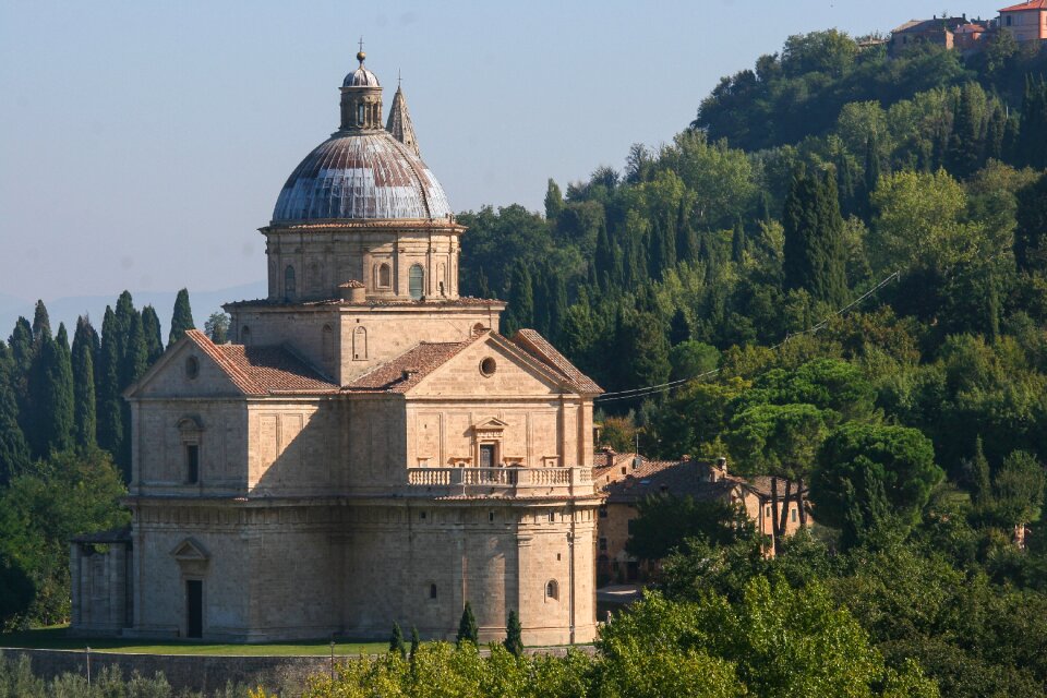 Landscape toscana montepulciano