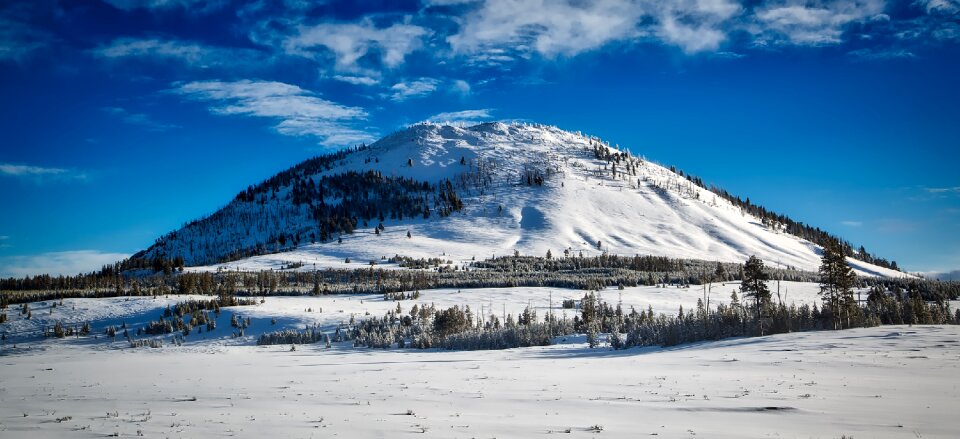 Winter snow national park photo