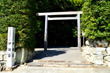 Izawa-no-miya, torii photo