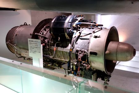 J3-IHI-3 turbojet engine - National Museum of Nature and Science, Tokyo - DSC07355