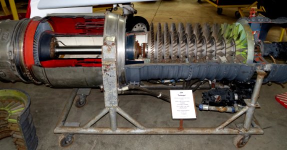 J34 Turbojet, Westinghouse Aviation Gas Turbine Division - Oregon Air and Space Museum - Eugene, Oregon - DSC09707