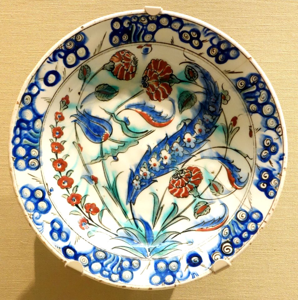 Iznik ware, Turkey - Tokyo National Museum - DSC06445