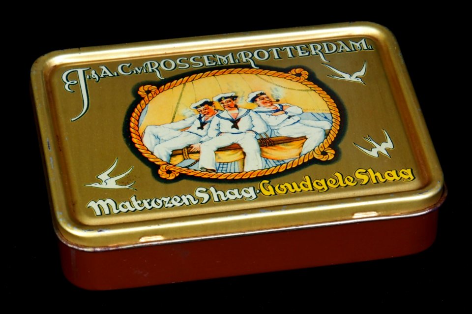 J&ACvRossem Matrozen Shag, tabaksblikje, foto2