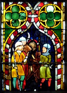 Jésus emmené (vitrail de l'église Saint-Guillaume)