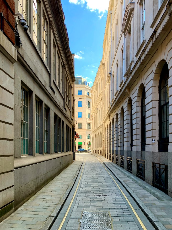 Ironmonger Lane, City of London, July 2020