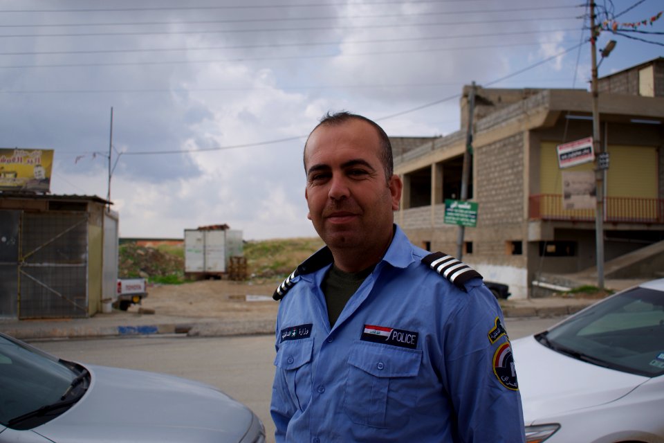 Iraqi police officer in alQosh from neighbouring Yezidi village 13