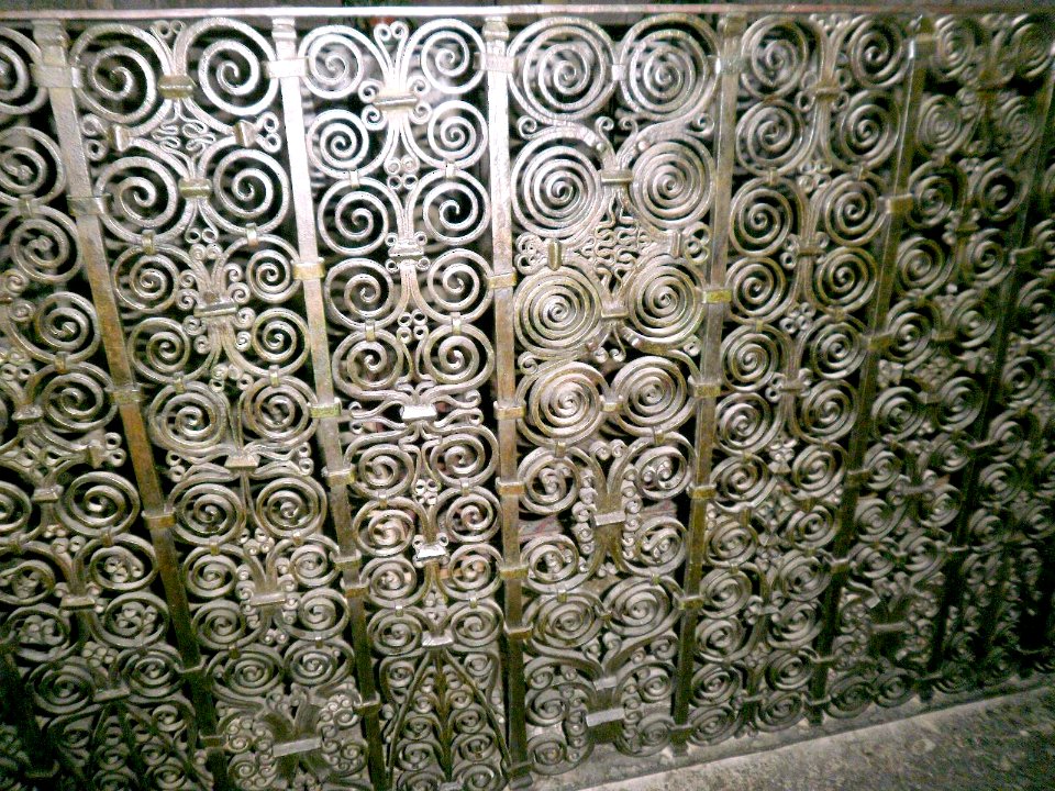 Jaca - Catedral, reja del ábside de la Epistola