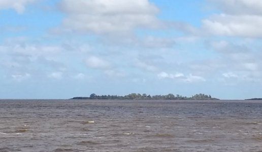Isla San Gabriel vista desde Colonia