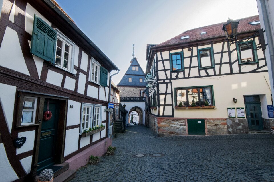 Historic center truss fachwerkhaus