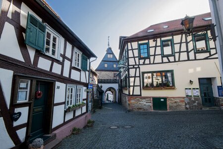 Historic center truss fachwerkhaus