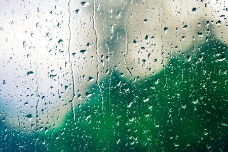 Raindrop rain filter photo