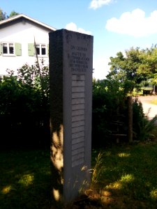 Irsee Gedenkstein