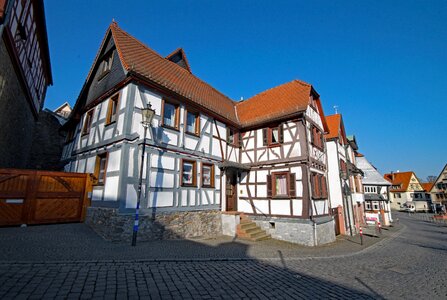 Historic center truss fachwerkhaus