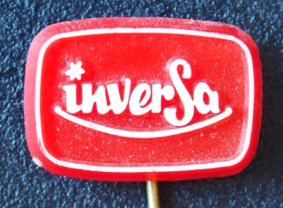 InverSa, rood reclame speldje