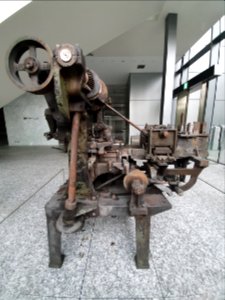 Inverted body maker, American Can Company, at The Museum Of Package Culture