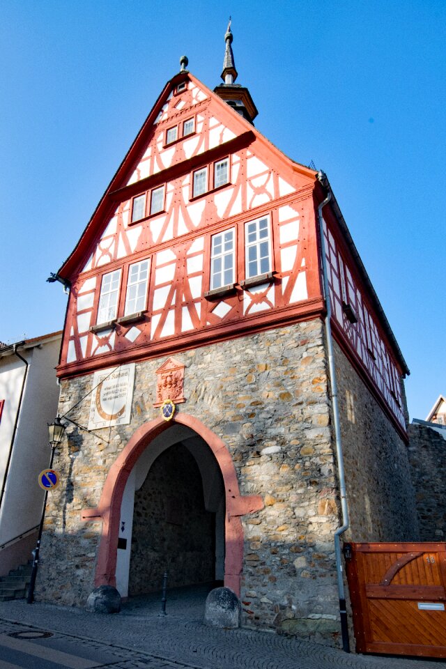 Historic center truss fachwerkhaus
