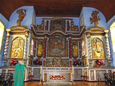 Irissarry (Pyr-Atl, Fr) Église Saint-Jean-Baptiste intérieur, choeur