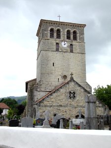 Irissarry (Pyr-Atl, Fr) Église St.Jean-Baptiste, la tour