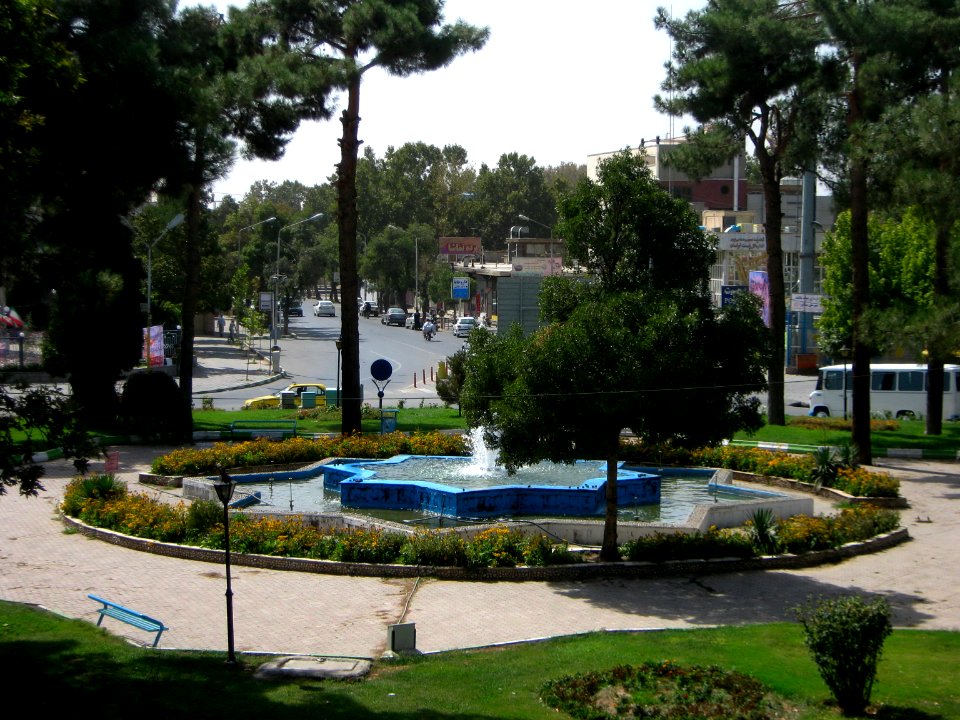 Iran sq - trees - nishapur - September 27 2013 11