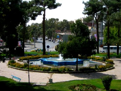 Iran sq - trees - nishapur - September 27 2013 11