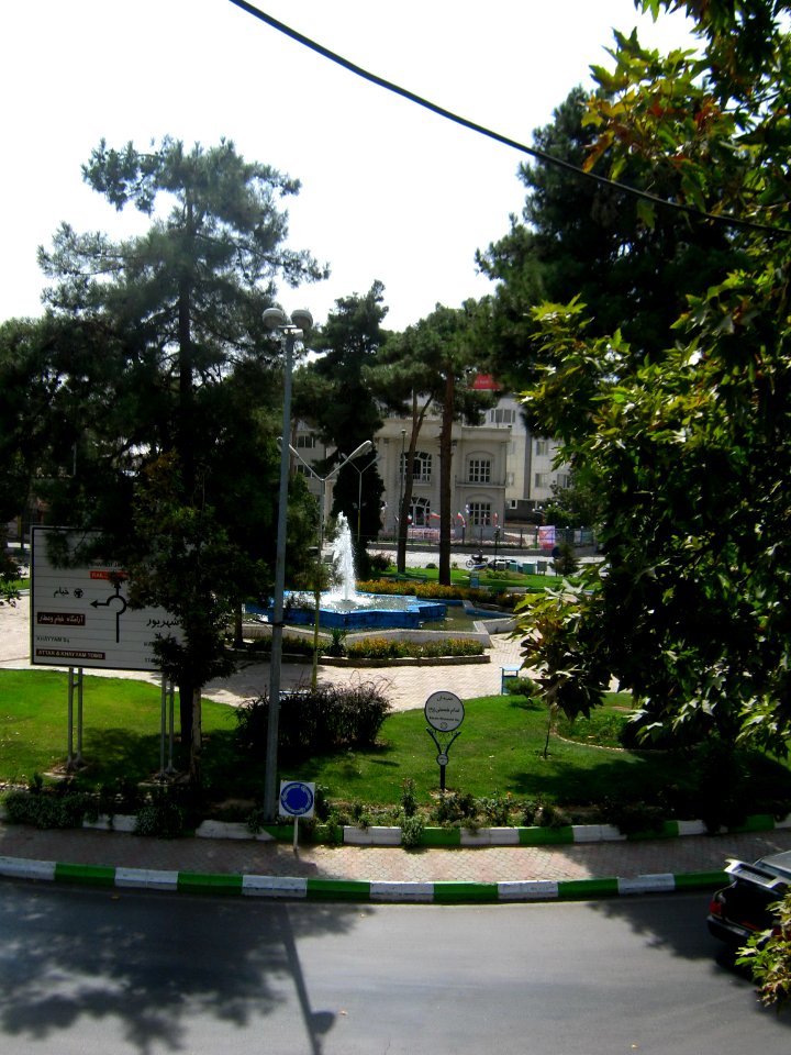 Iran sq - trees - nishapur - September 27 2013 01