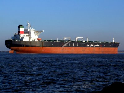 Iran Dena IMO 9218480 p7 approaching Port of Rotterdam, Holland 15-Dec-2007
