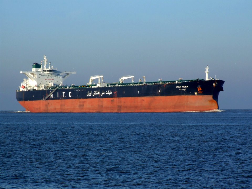 Iran Dena IMO 9218480 p2 approaching Port of Rotterdam, Holland 15-Dec-2007