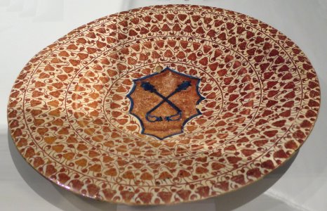 Islamic dish from Spain, c. 1487