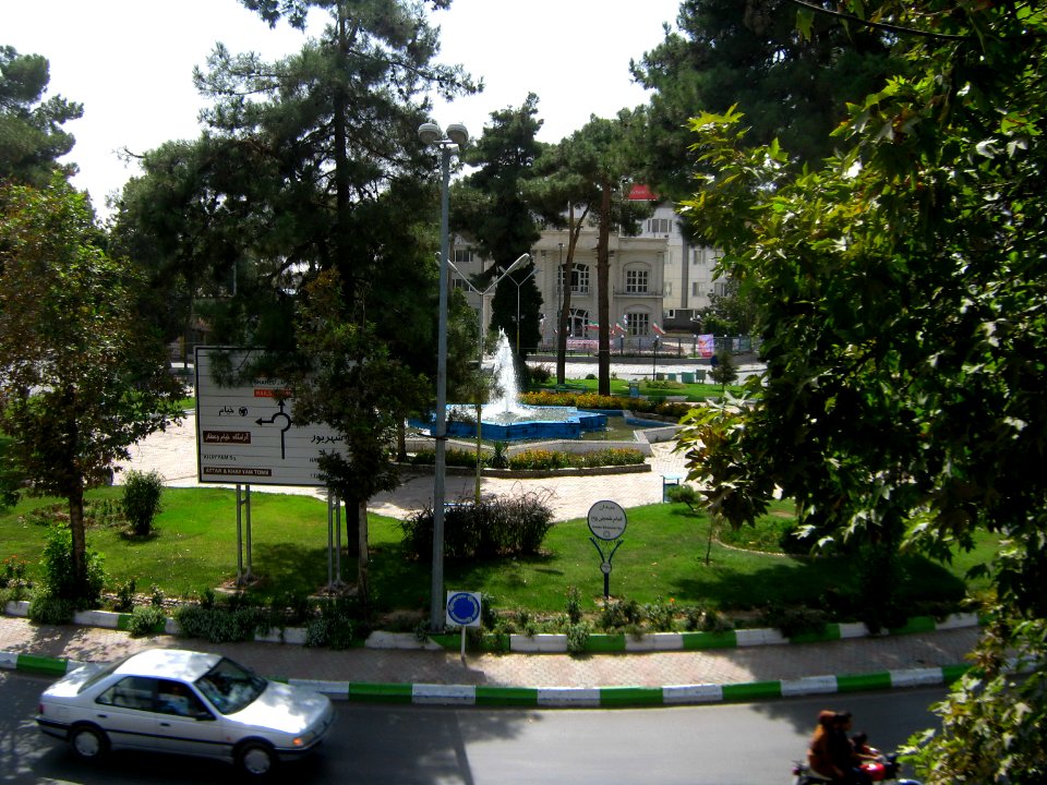 Iran sq - trees - nishapur - September 27 2013 03
