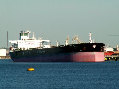 Iran Semnan - IMO 9171450 p1 at the '7e Petroleumhaven', Port of Rotterdam, Holland 15-Jul-2006
