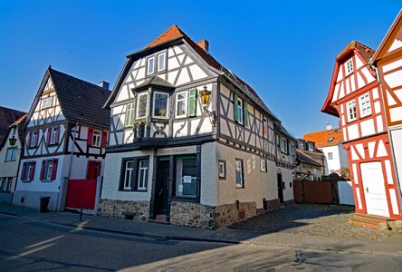 Historic center truss fachwerkhaus