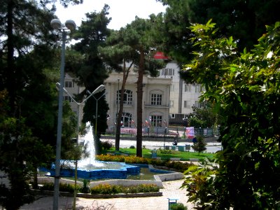 Iran sq - trees - nishapur - September 27 2013 09