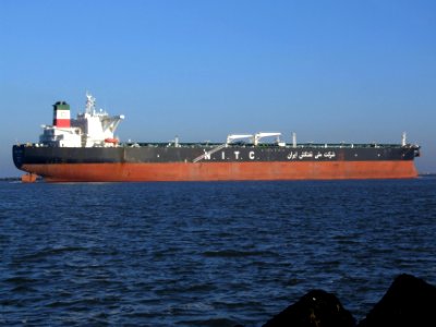 Iran Dena IMO 9218480 p6 approaching Port of Rotterdam, Holland 15-Dec-2007