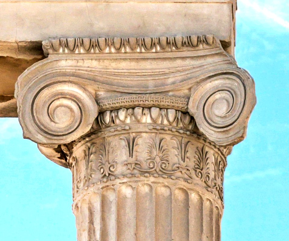 Ionic capital Erechtheum 5th century BCE