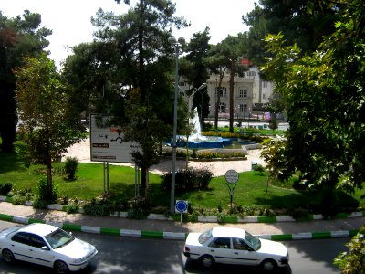 Iran sq - trees - nishapur - September 27 2013 02