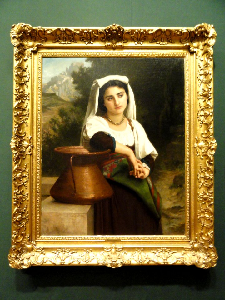 Italian Woman at the Fountain, Adolphe William Bouguereau, 1869 - Nelson-Atkins Museum of Art - DSC08967
