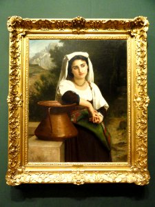 Italian Woman at the Fountain, Adolphe William Bouguereau, 1869 - Nelson-Atkins Museum of Art - DSC08967
